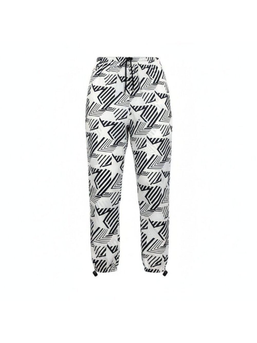 Chanel Coco Beach Collection CC Logo Nylon Pants White Black